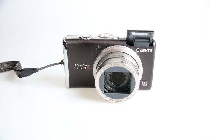 Canon Powershot SX200 IS camera (inclusief accessoires en doos) Digitalt kompaktkamera