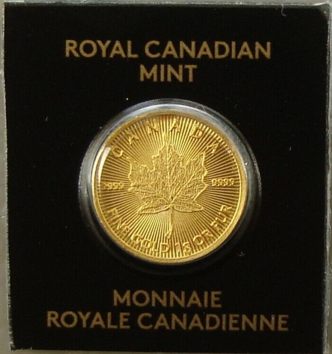 Canada 50 Cent 2022 Maple Leaf - 1 gram  (Ingen mindstepris)