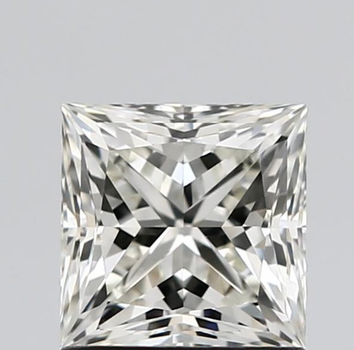 1 pcs Diamant  (Natur)  - 1.02 ct - Kvadrat - J - IF - International Gemological Institute (IGI)