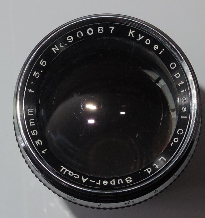 Kyoei Optical Co. Super Acall 135mm f3.5 - LTM - 1960s - excellent condition - working Telelinse