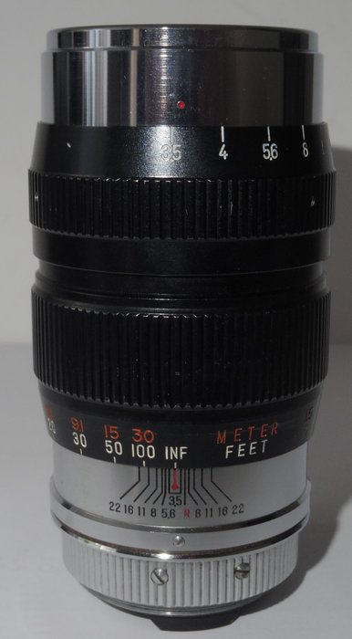 Kyoei Optical Co. Super Acall 135mm f3.5 - LTM - 1960s - excellent condition - working Telelinse