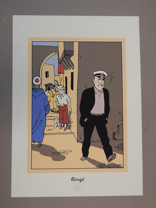 Tintin - Sérigraphie Archives Internationales - Le crabe aux pinces d'or - 1 Print - 1991