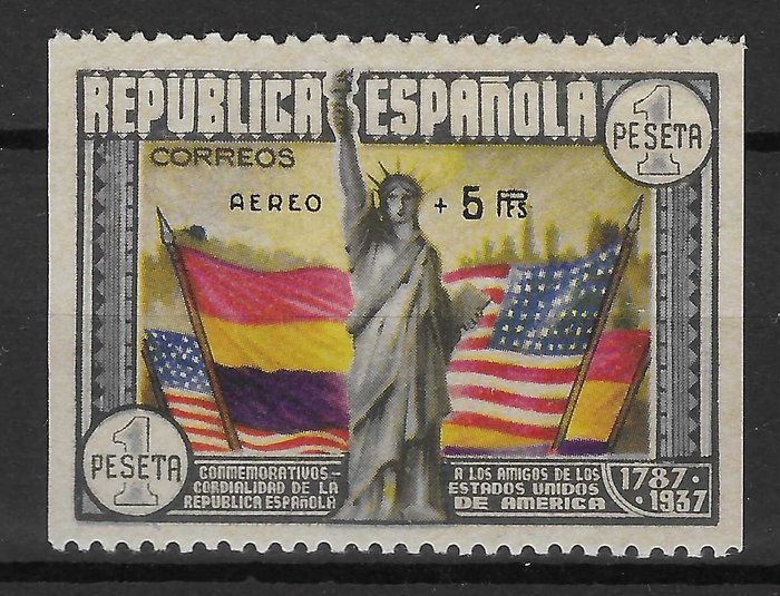 Spanien 1938 - CL årsdagen for den amerikanske forfatning - Edifil 765sv**