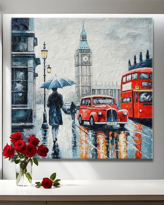 CleliaArt - London in Rain