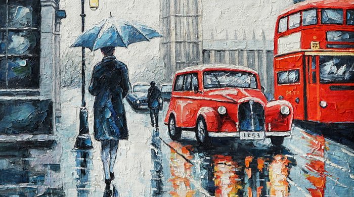 CleliaArt - London in Rain