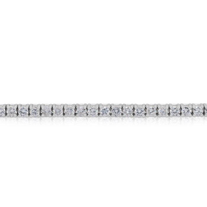 Armbånd - 18 kraat Hvidguld -  4.23ct. tw. Diamant (Natur)