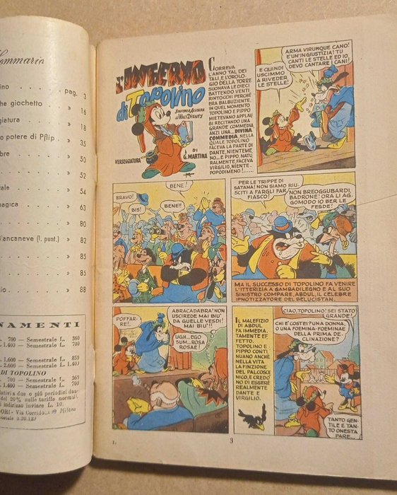 Topolino Libretto n. 7 - 1 Comic - Første udgave - 1949