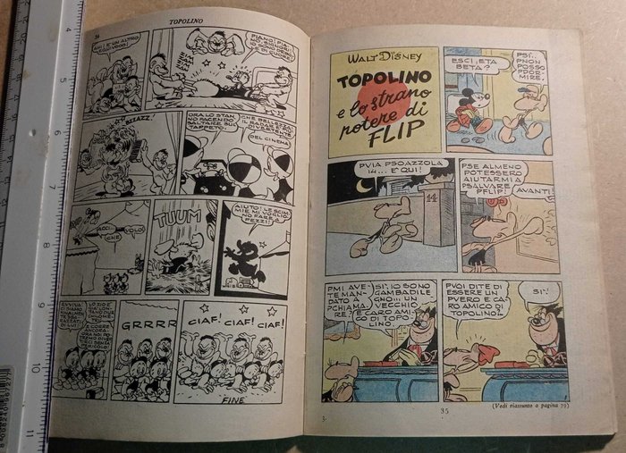 Topolino Libretto n. 7 - 1 Comic - Første udgave - 1949