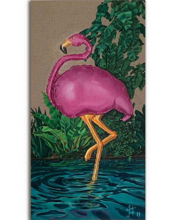 Sofia Cristina Jimenez - THE FLAMINGO - XL