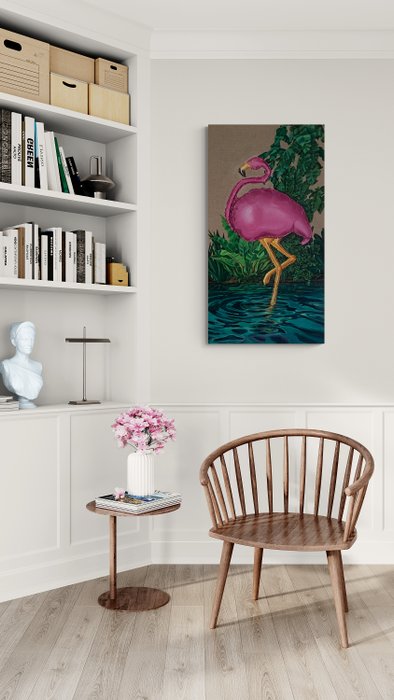 Sofia Cristina Jimenez - THE FLAMINGO - XL