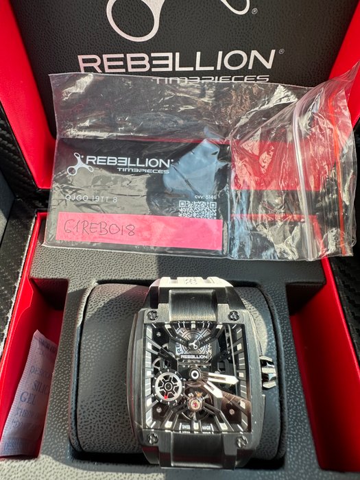 Rebellion - RE-VOLT - REB.REV.3HD.TI.BK.04 - Mænd - 2020+