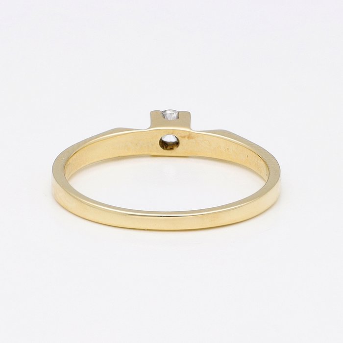 Ingen mindstepris - Ring - 18 kraat Gulguld Diamant (Natur)