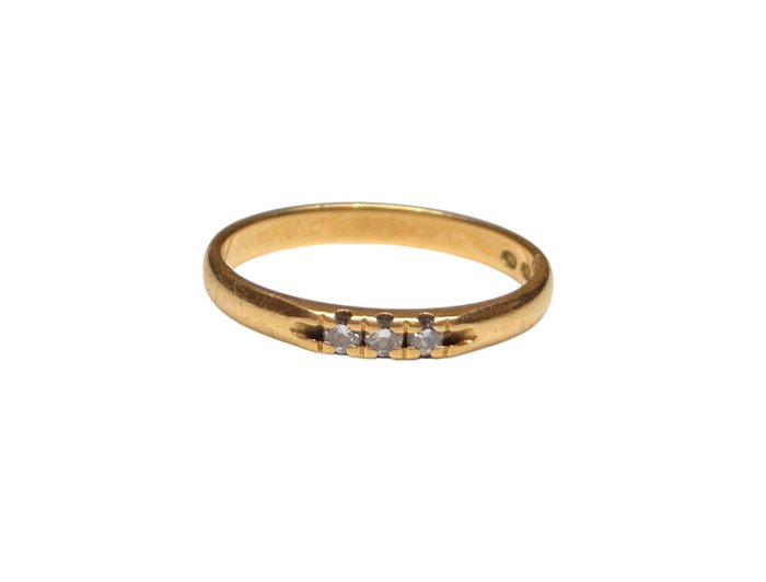 Ingen mindstepris - Ring - 18 kraat Hvidguld Diamant (Natur)