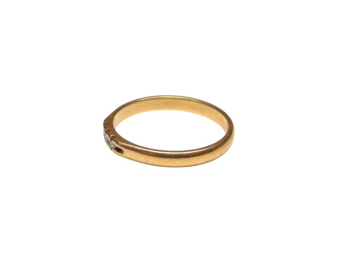 Ingen mindstepris - Ring - 18 kraat Hvidguld Diamant (Natur)