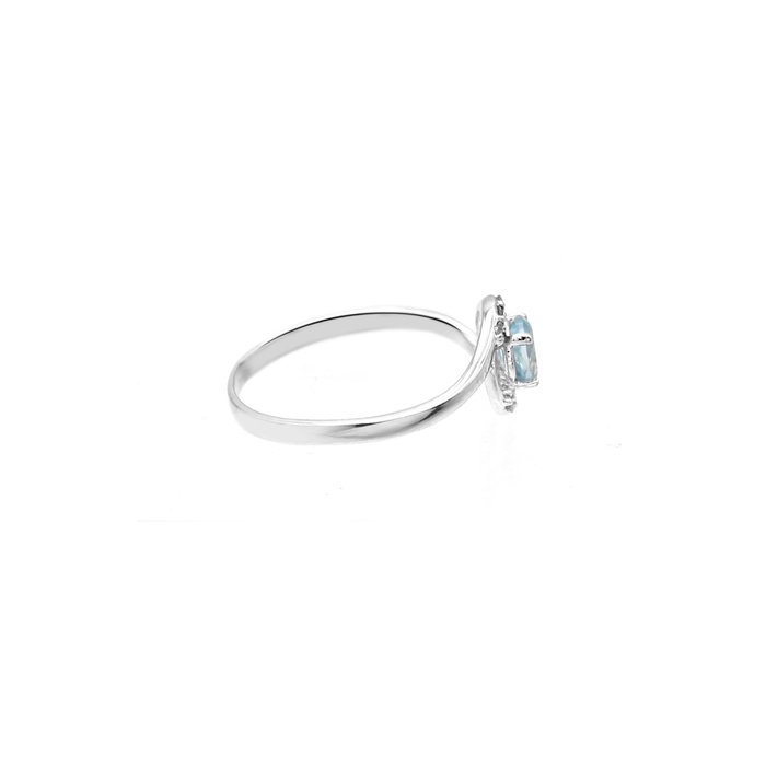 Ingen mindstepris - Ring - 18 kraat Hvidguld Diamant (Natur)