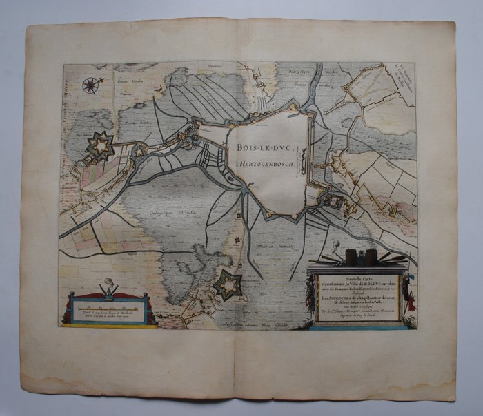 Holland - Den Bosch; J Blaeu - Bois-Le-Duc 's Hertogenbosch - 1621-1650