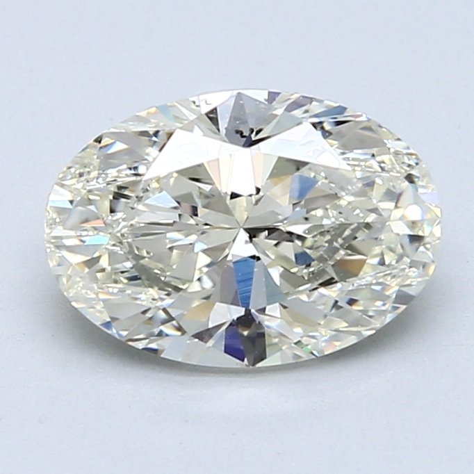 1 pcs Diamant  (Natur)  - 2.02 ct - Oval - L - SI1 - Gemological Institute of America (GIA)