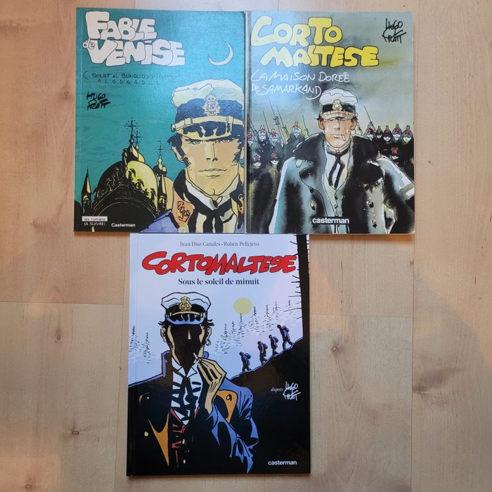 Corto Maltese - 2x B + C - 3 Album - Første udgave - 1981/2015