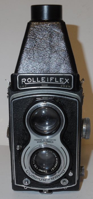 Rollei Rolleiflex Automat model 2 - jaren 40 - speciale zoeker, voor display, onderdelen of reparatie To-øjet spejlreflekskamera (TLR)