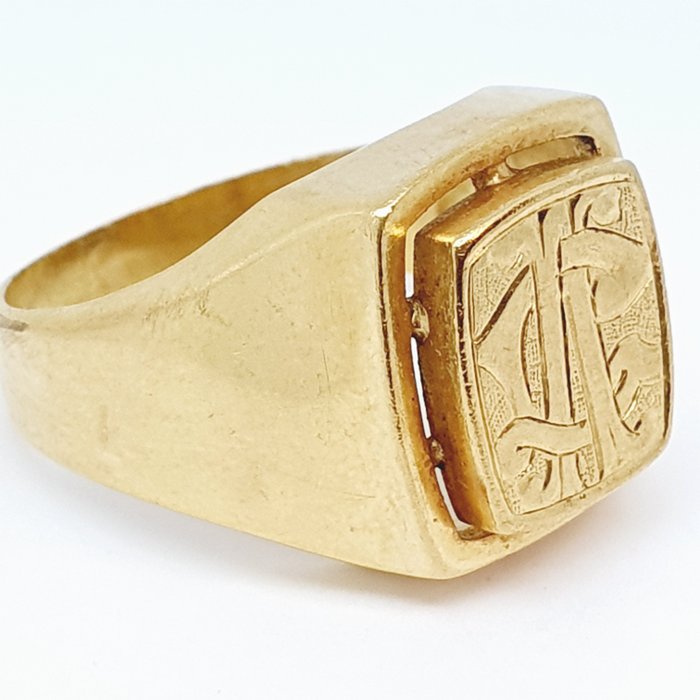 Ring - 18 kraat Gulguld