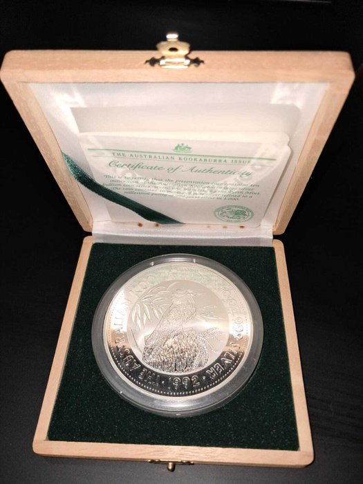 Australien. 10 Dollars 1992 Kookaburra, 10 Oz (.999)