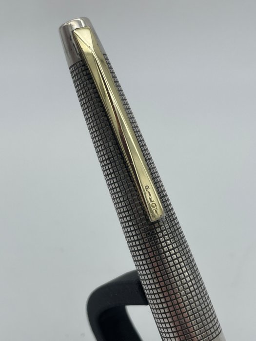 Pilot - Pilot Elite Pocket Pen - Sterling Silver Cap - 18kt Gold Fine (F) script nib - Vulpen - Fyldepen