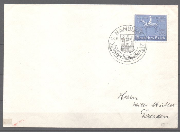 Tyske Kejserrige 1927/1939 - 4 bedre covers/FDC'er