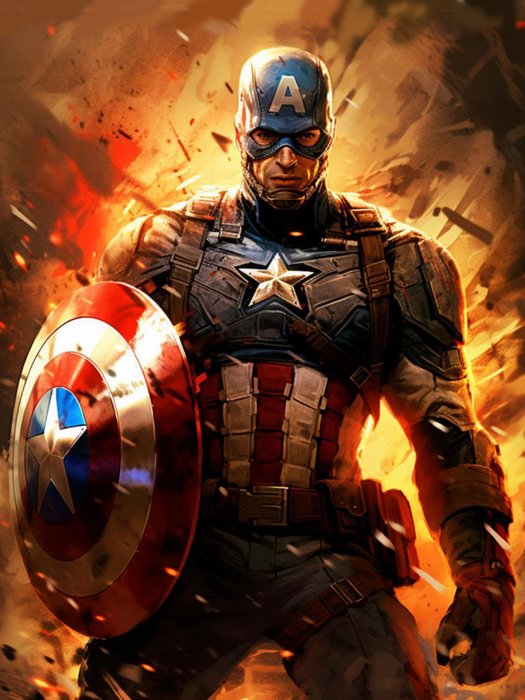 Favialis Dias - Capitan america