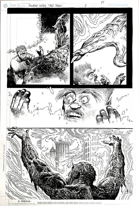 Breccia, Enrique - 1 Original page - Swamp Thing - Swamp Thing