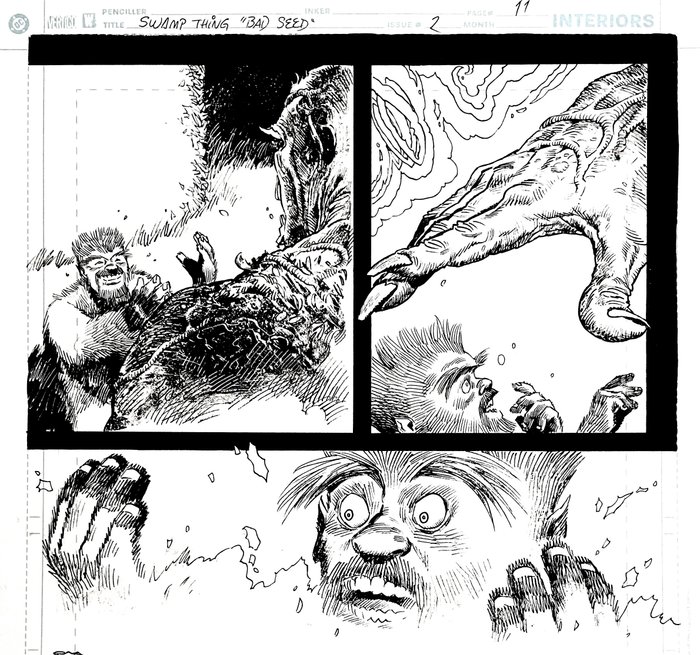 Breccia, Enrique - 1 Original page - Swamp Thing - Swamp Thing