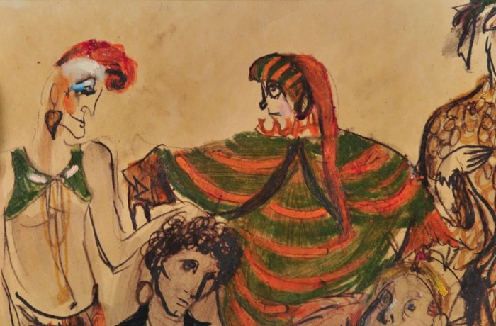 Marcel Vertes (1895-1961) - Commedia Del Arte