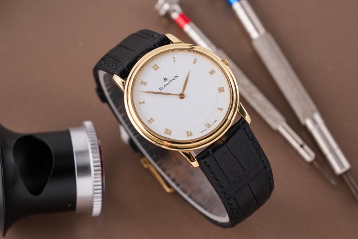 Blancpain - Villeret Ultra-Slim 18k Yellow Gold - 0021-1418-55 - Mænd - 1990-1999