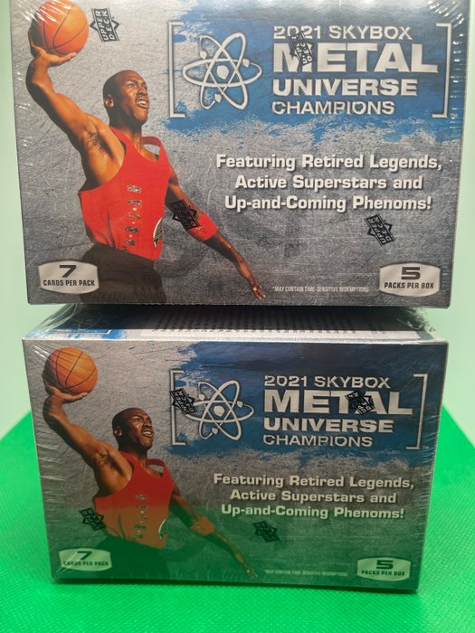 2021 Skybox Metal Universe Champions - 2 Sealed box - Næsten så god som ny (NM)