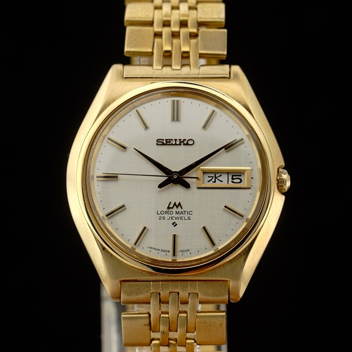 Seiko - Lord Matic Linen Dial - Ingen mindstepris - Mænd - 1960-1969