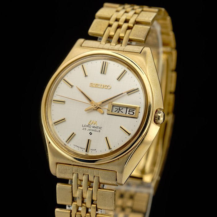 Seiko - Lord Matic Linen Dial - Ingen mindstepris - Mænd - 1960-1969