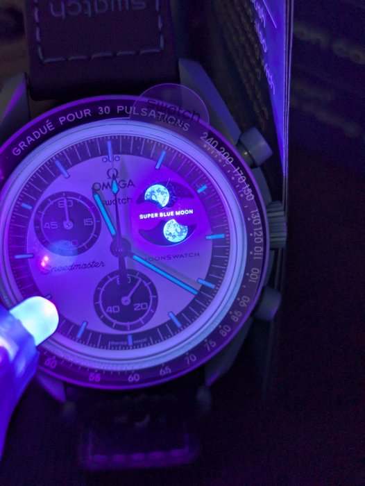 Swatch - The MoonSwatch Mission to the Super Blue Moonphase - Ingen mindstepris - Mænd - 2024