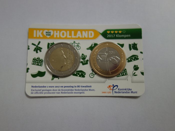 Holland. Coin Card 2014/2018 (5 coincards)  (Ingen mindstepris)