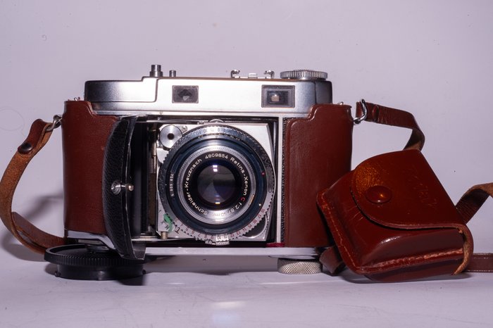 Kodak Retina IIc CLAd with Kodalux light meter and close-up set | Analogt kamera