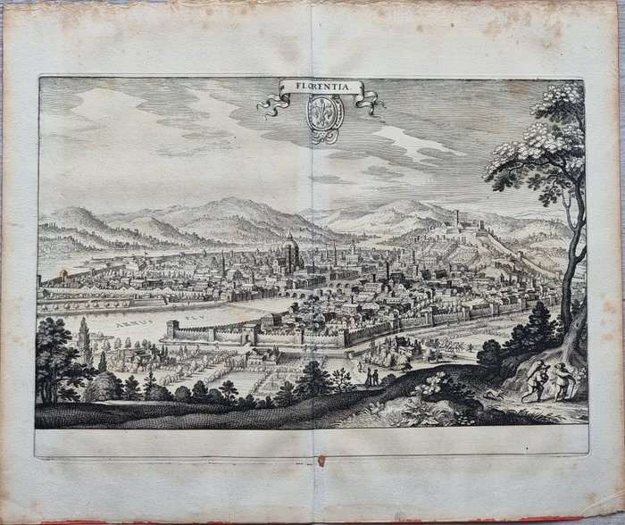 Italien - Firenze; Martin Zeiler / Matthäus Merian - Florentia - 1621-1650