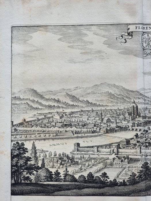 Italien - Firenze; Martin Zeiler / Matthäus Merian - Florentia - 1621-1650