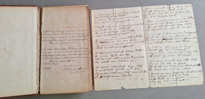 Onbekend - Nederlands manuscript - 200 bladzijden - 1862