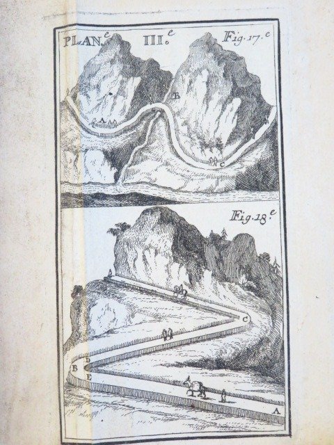 Hubert Gautier - Traité de la construction des chemins  : où il est parlé de ceux des romains - 1755