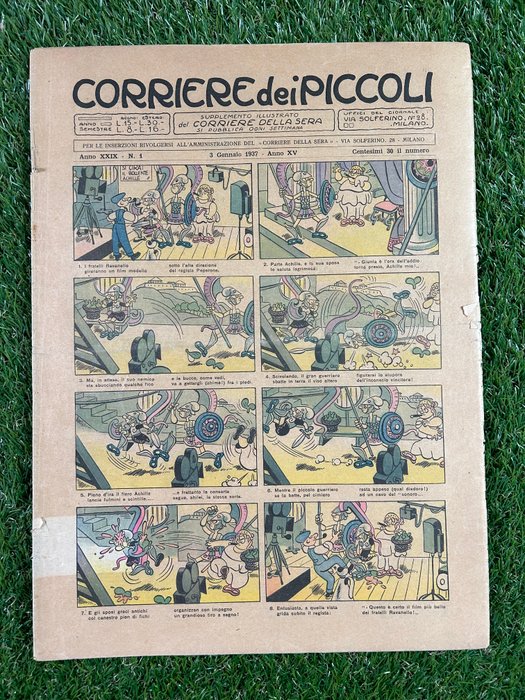 Corriere dei Piccoli nn 1/52 cpl - annata completa - 52 Magasiner - Første udgave - 1937