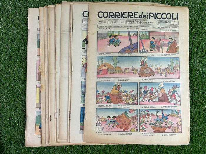 Corriere dei Piccoli nn 1/52 cpl - annata completa - 52 Magasiner - Første udgave - 1937