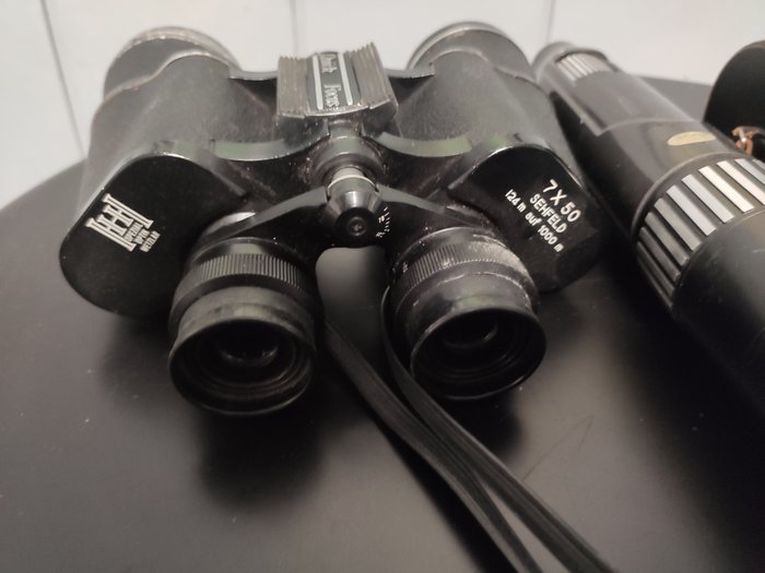 Observation binoculars - 7x50, Jägermeister navigator, 8-25x 30mm - 1980-1990 - Tyskland - HH optik, Seeadler, Iveco, Konvolut