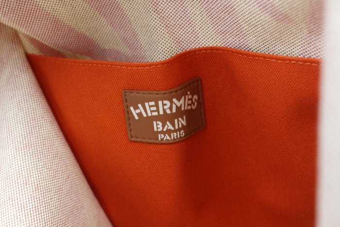 Hermès - Hermes Tigre à l'Ananas Shopping Tela Beige - Mulepose