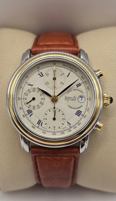 Auguste Reymond - Cotton Club Automatic Chronograph 18K - Ingen mindstepris - M-712D002 - Mænd - 2000-2010