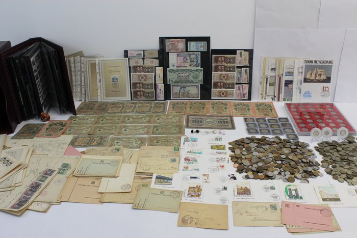 Verden. Great lot of collectibles! More than 600 coins of the world.  (Ingen mindstepris)