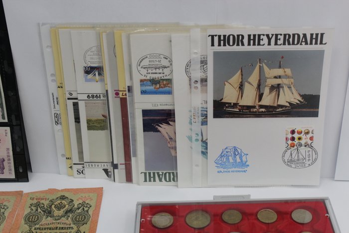 Verden. Great lot of collectibles! More than 600 coins of the world.  (Ingen mindstepris)