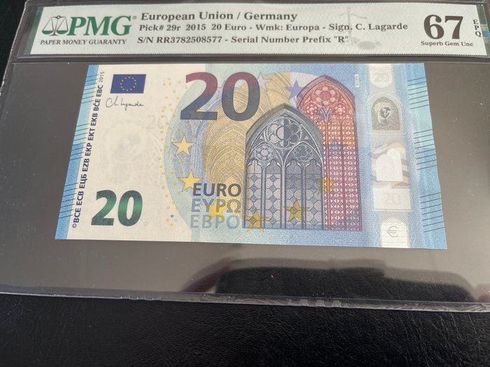 Europæiske Union. - 20 Euro - ND (2015) - Pick 29r  (Ingen mindstepris)